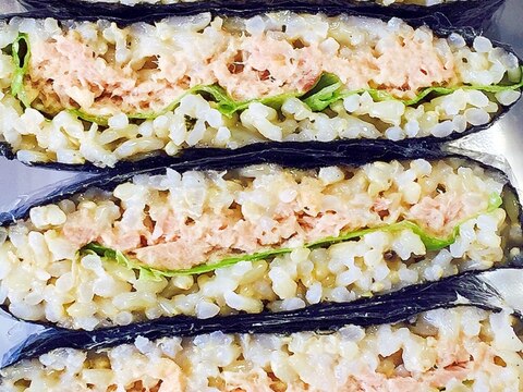 おにぎらず☆酢めし&ツナマヨ